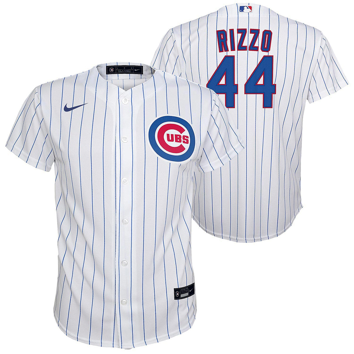 Chicago Cubs Anthony Rizzo Youth Nike Home Twill Player Finished Repli –  Wrigleyville Sports