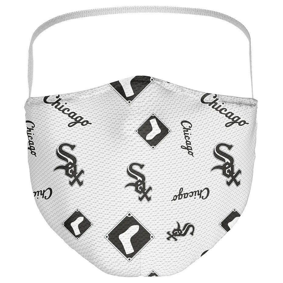 Chicago White Sox White All Over Face Mask Wrigleyville Sports