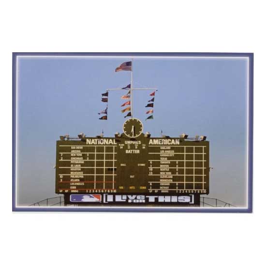 Wrigley Field Scoreboard Post Card Wrigleyville Sports