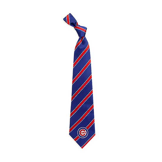 Chicago Cubs Polyester Woven  Tie