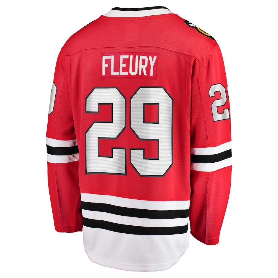 Women's Fanatics Branded Marc-André Fleury Red Chicago Blackhawks Home Premier Breakaway Player Jersey Size: Large