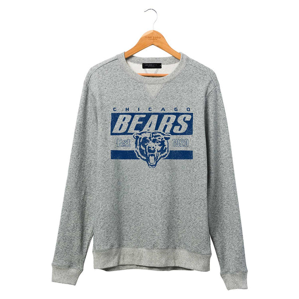 Chicago Bears Vintage Grey Crew Sweatshirt