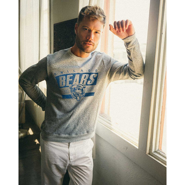 Chicago Bears Vintage Grey Crew Sweatshirt