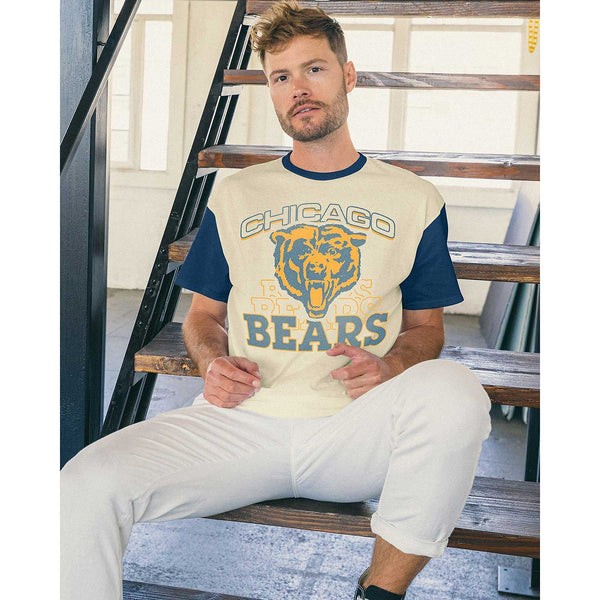 Chicago Bears Vintage Color Block T-Shirt
