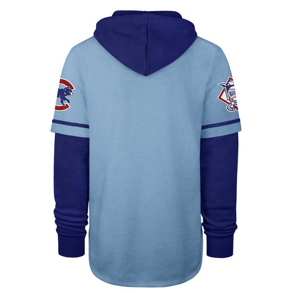 Chicago Cubs Carolina Blue Trifecta Shortstop Pullover Hooded Sweatshirt