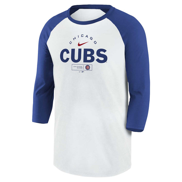 Chicago Cubs Youth Nike Team Modern Arch 3/4-Sleeve T-Shirt