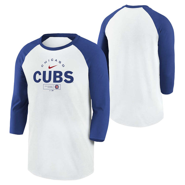 Chicago Cubs Youth Nike Team Modern Arch 3/4-Sleeve T-Shirt