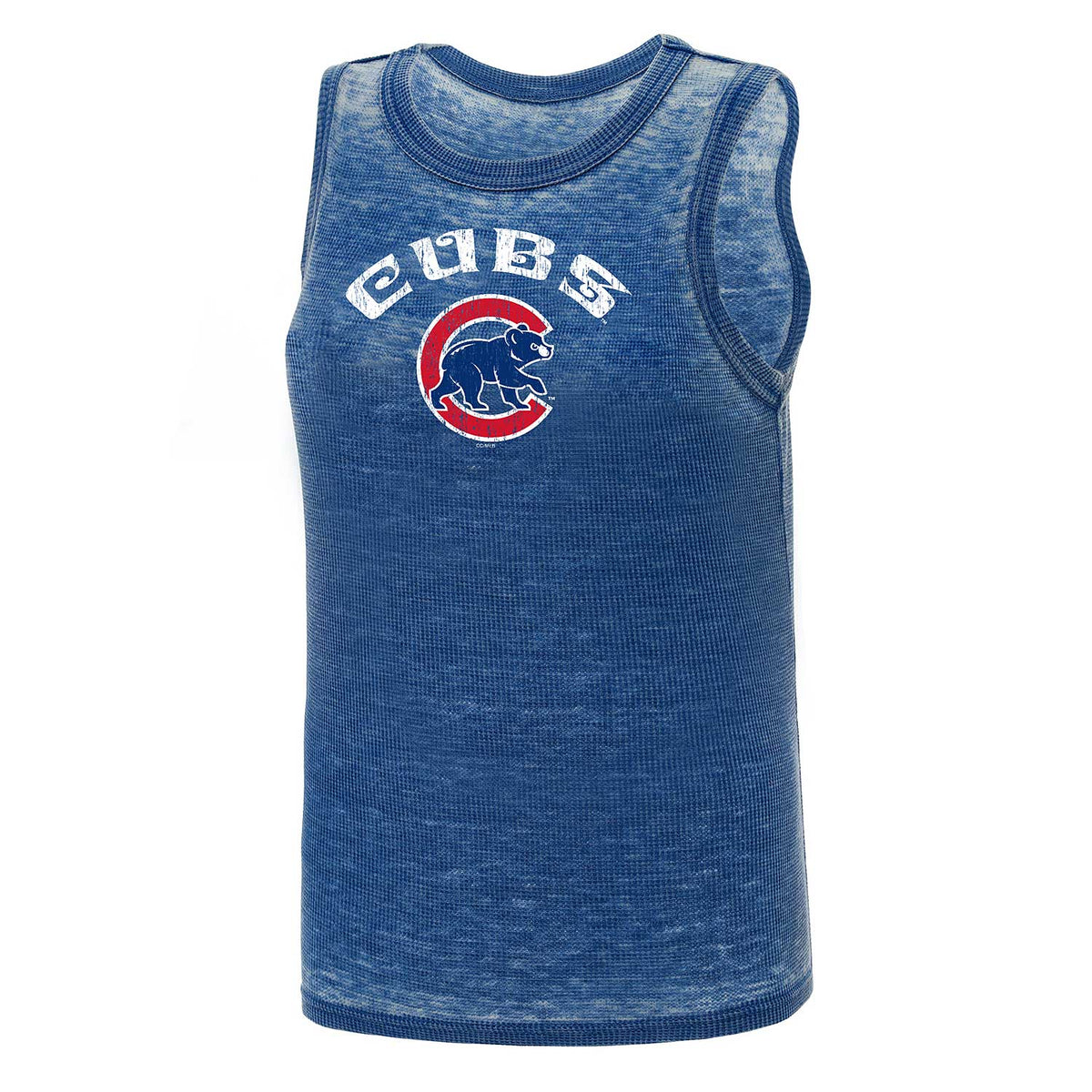 CHICAGO CUBS WOMEN'S 1914 GREY SLEEVELESS CROPPED HOODIE Ivy Shop