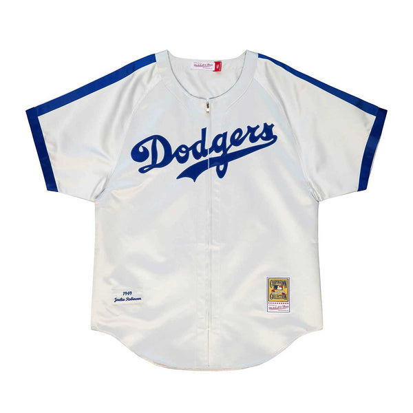 Brooklyn Dodgers Jackie Robinson 1949 Mitchell & Ness Full-Zip Authentic Jersey