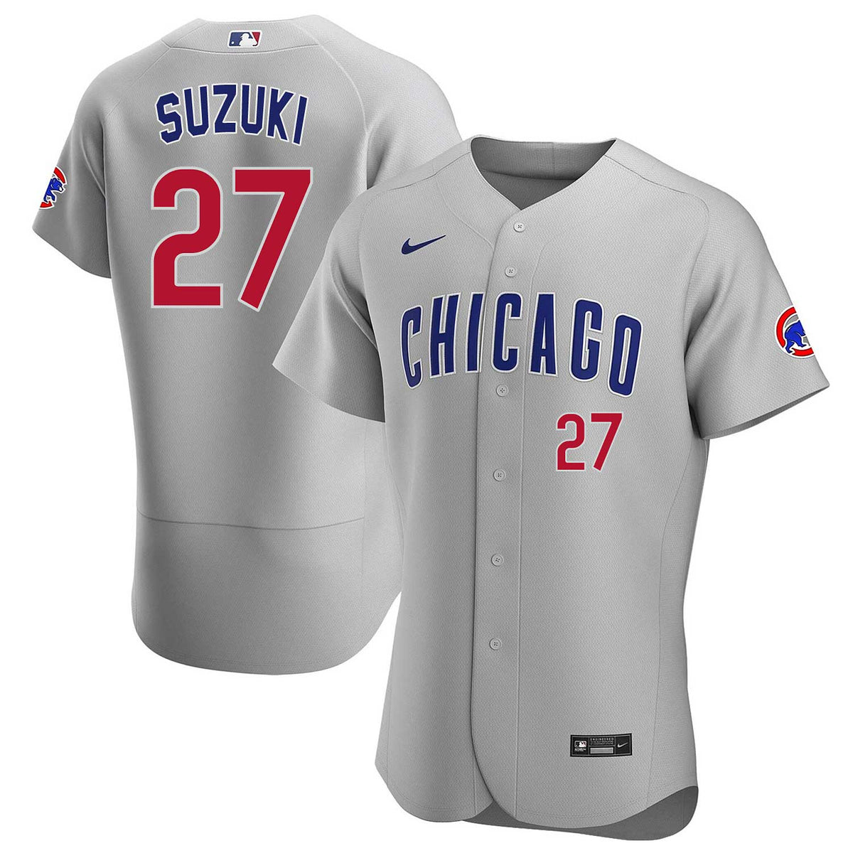 20429 NIKE Mens Chicago Cubs SEIYA SUZUKI REAL Baseball JERSEY LARGE New