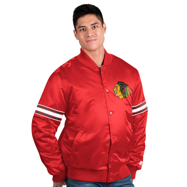 Chicago Blackhawks Satin Starter Jacket