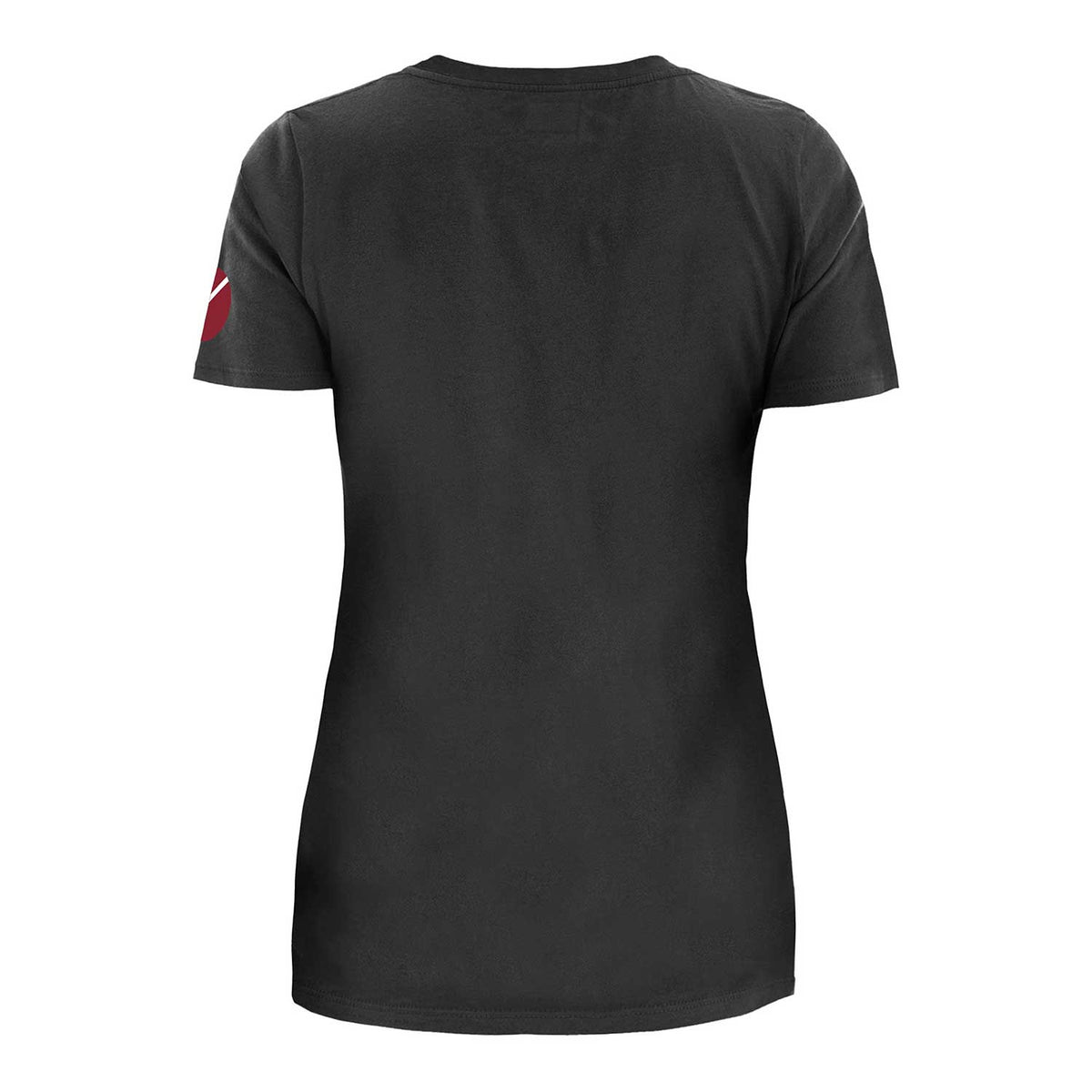 Chicago Bulls Womens Black Training Camp V Neck Short Sleeve T-Shirt