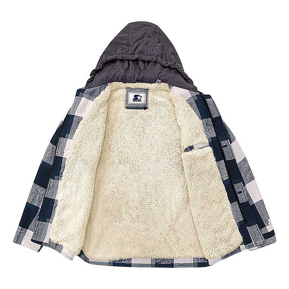 Chicago Bears Big Joe Sherpa Full-Zip Hooded Flannel Jacket – Wrigleyville  Sports