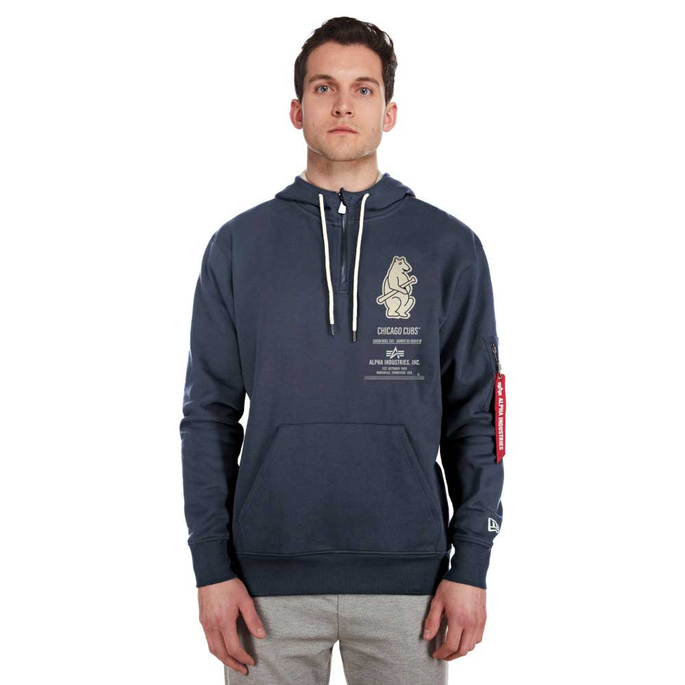 Chicago Cubs Alpha Industries 1914 1/4-Zip Hooded Sweatshirt – Wrigleyville  Sports