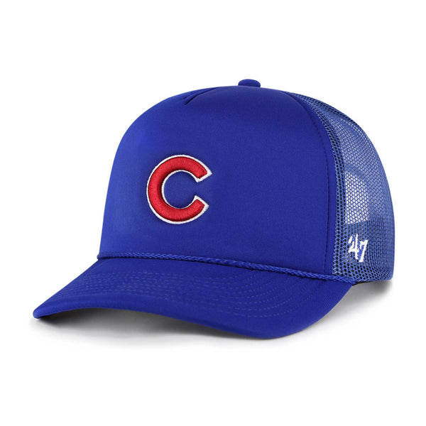 Chicago Cubs Royal Foam Mesh Trucker Cap
