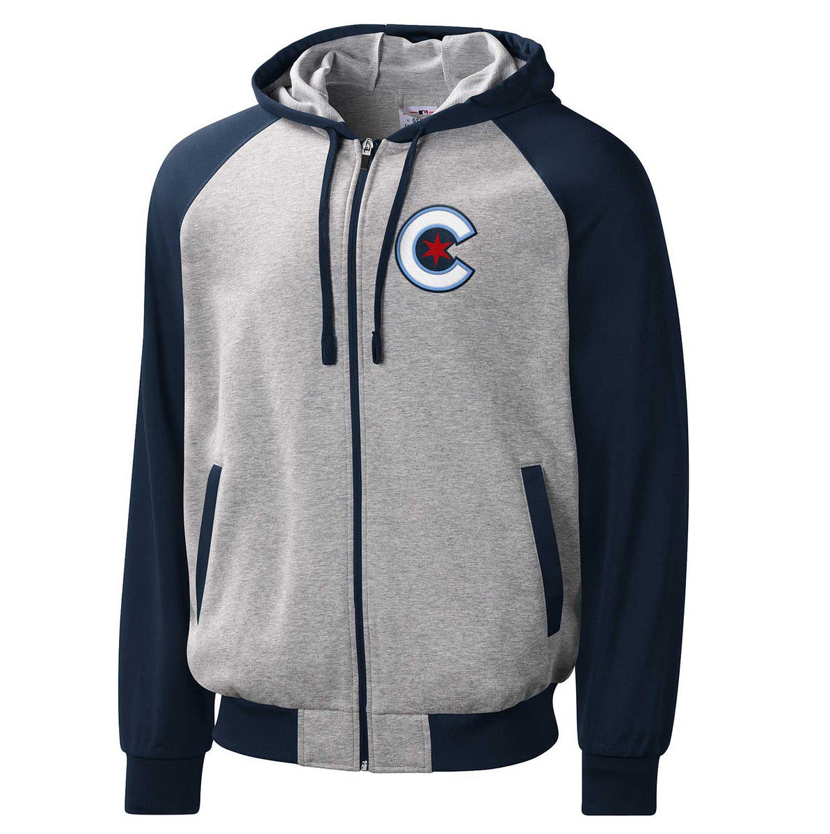 Chicago Cubs City Connect Bi-Blend Hooded Sweatshirt Medium