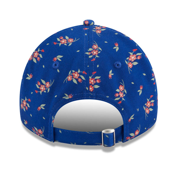 Chicago Cubs Women's Royal Floral 9TWENTY Adjustable Cap