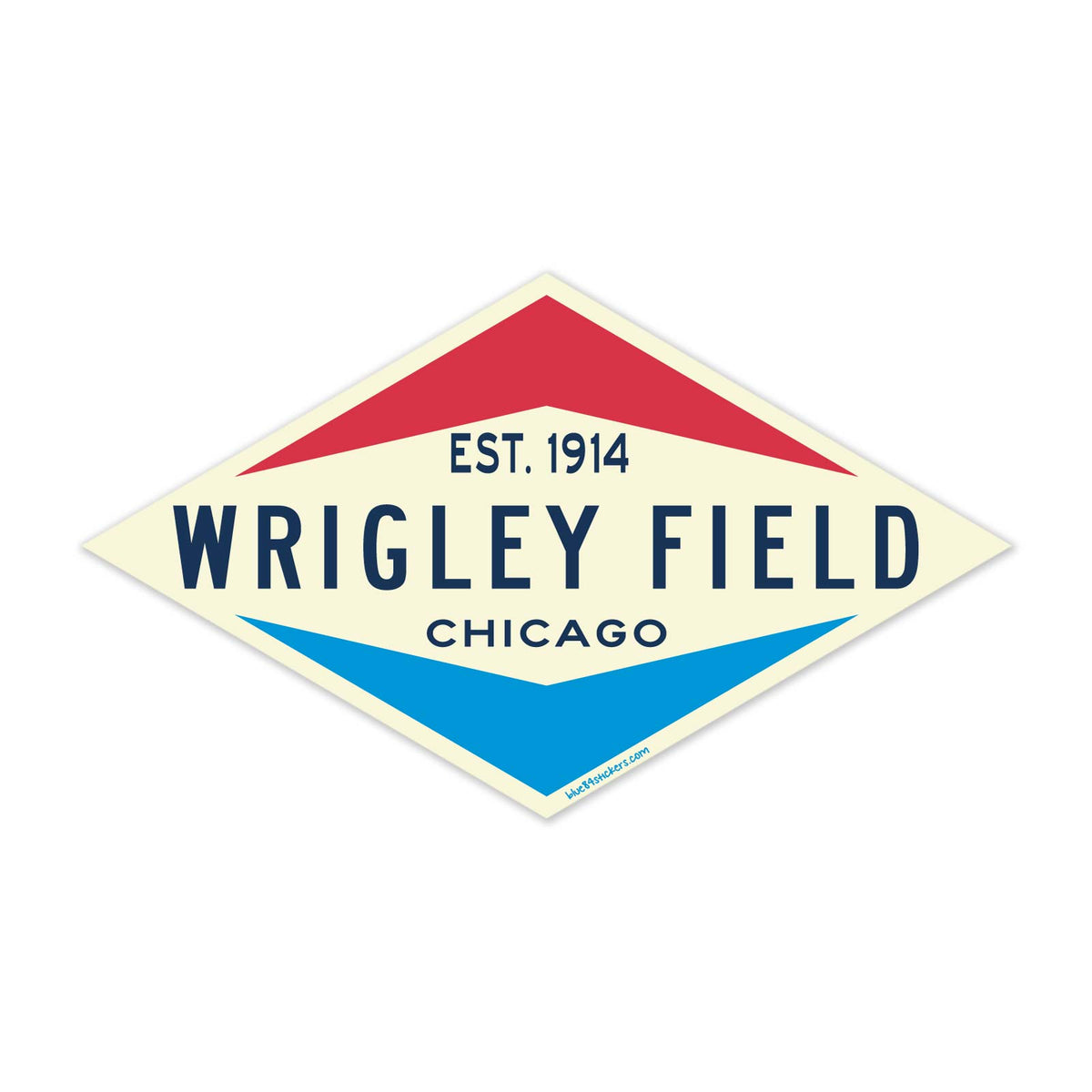 Wrigley Field Established 1914 Sticker Wrigleyville
