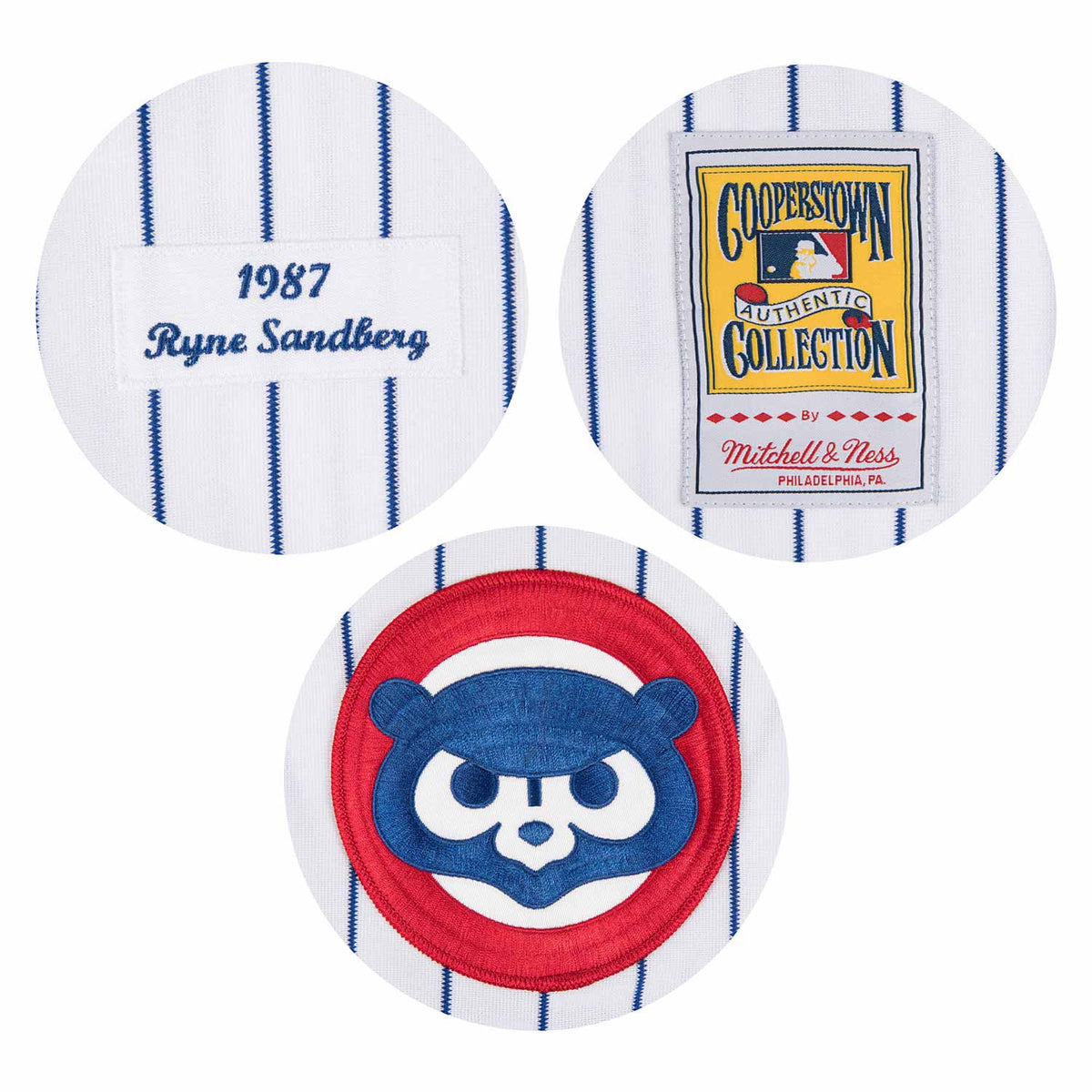 Youth Chicago Cubs Ryne Sandberg Mitchell & Ness Royal Cooperstown