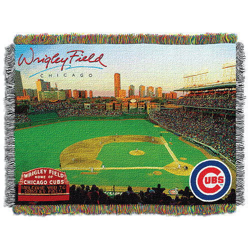 Wrigley Field Throw Blanket Wrigleyville Sports