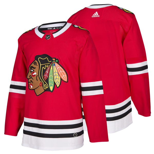 Chicago Blackhawks adidas Home Authentic Blank Jersey