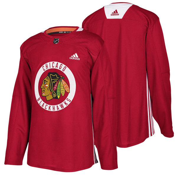 Chicago Blackhawks Adidas Authentic Home Practice Jersey