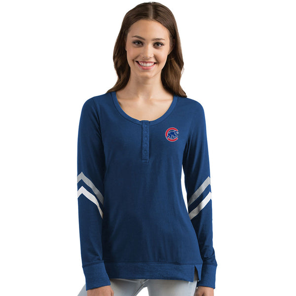Chicago Cubs Ladies Contend Long Sleeve Scoop T-Shirt