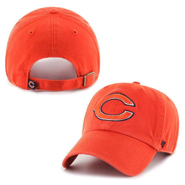 Chicago Bears Orange Clean Up Adjustable Cap
