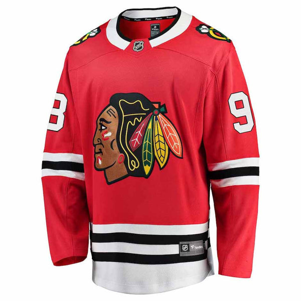 Chicago Blackhawks Connor Bedard Home Breakaway Jersey w/ Authentic Le ...