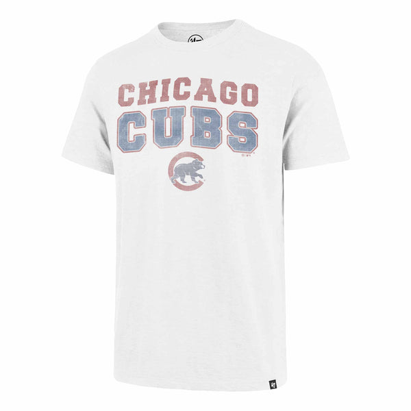 Chicago Cubs White Wash Stadium Scrum T-Shirt