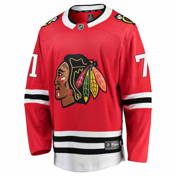 Chicago Blackhawks Taylor Hall Home Breakaway Jersey w/ Authentic Lettering