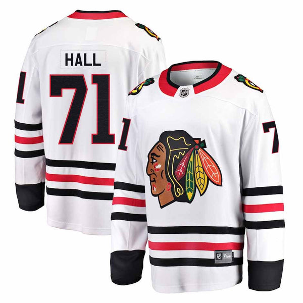 Chicago Blackhawks Taylor Hall Road Breakaway Jersey w/ Authentic Lettering