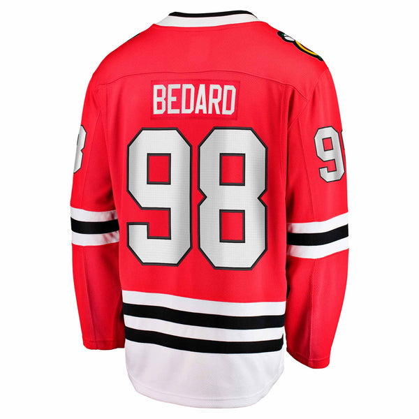Connor Bedard Fanatics Chicago Blackhawks Replica Home Pressed Jersey