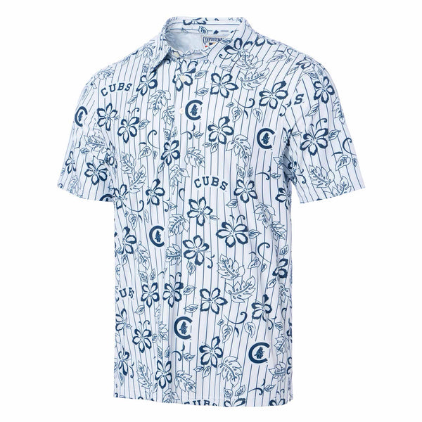 Chicago Cubs Reyn Spooner PUA Hawaiian Performance Polo