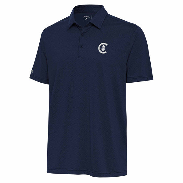 Chicago Cubs Whirl Navy 1911 Bear Antigua Polo