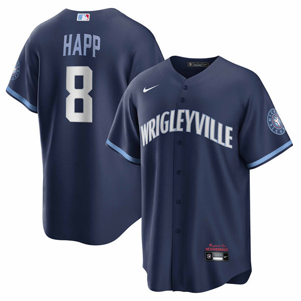 youth Chicago Cubs Ian Happ Blue Alternate 2020 Replica player Jersey