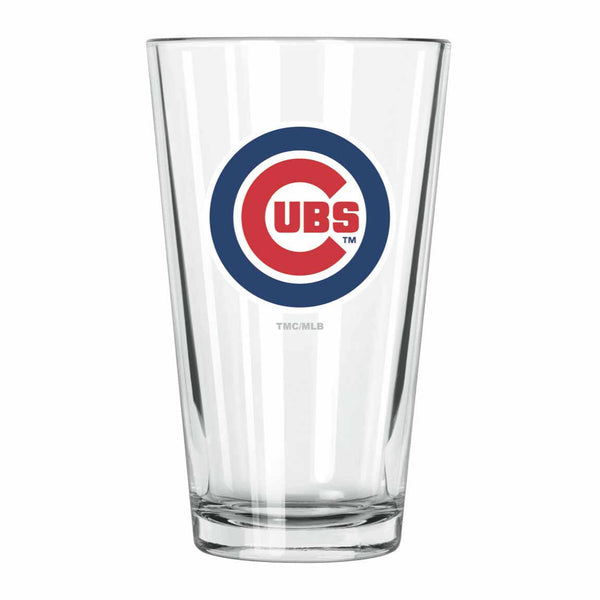 Chicago Cubs 16 oz. Bullseye Pint Glass