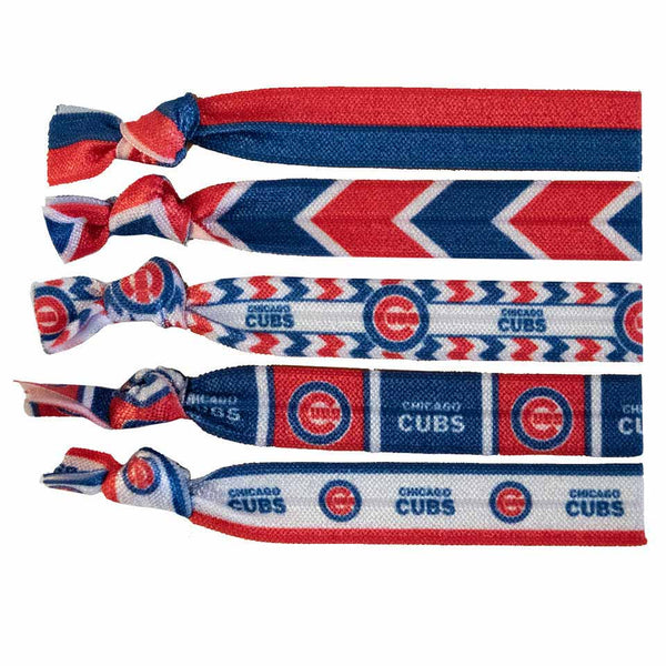 Chicago Cubs Knotted Hair Tie