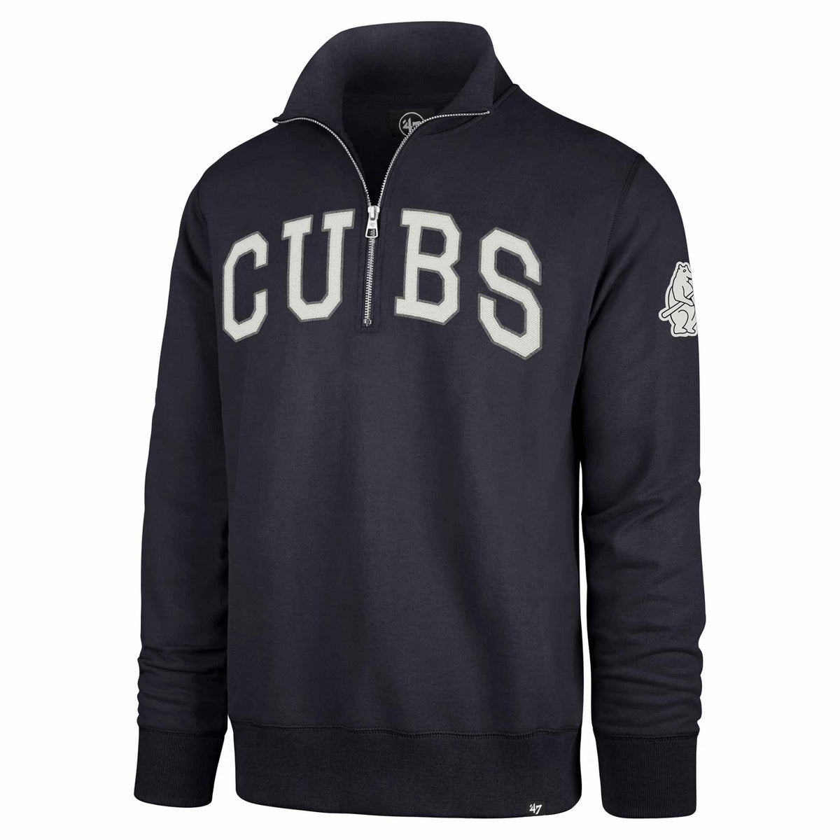 Chicago Cubs Navy 1914 Bear Striker Quarter Zip – Wrigleyville Sports