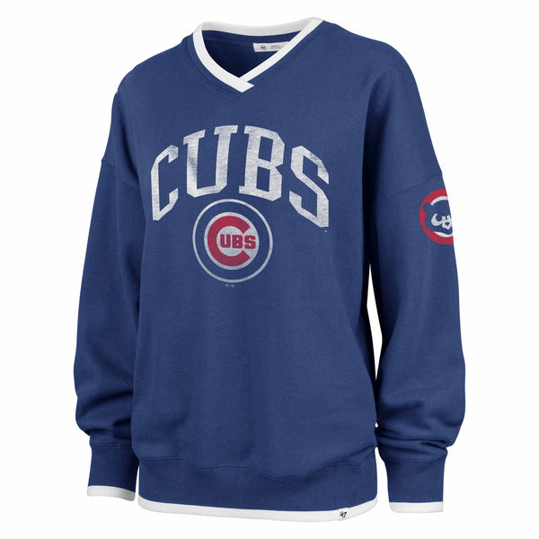 Chicago Cubs Ladies Wax Pack Daze Eighties Pullover Sweatshirt
