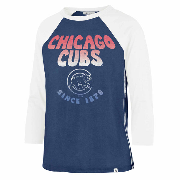 Chicago Cubs Women's Harmony Raglan Three Quarter Sleeve Shirt