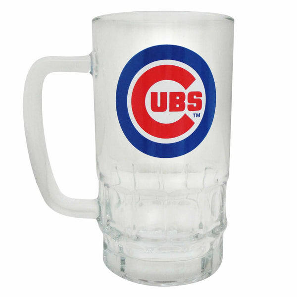 Chicago Cubs Glass Beer Mug