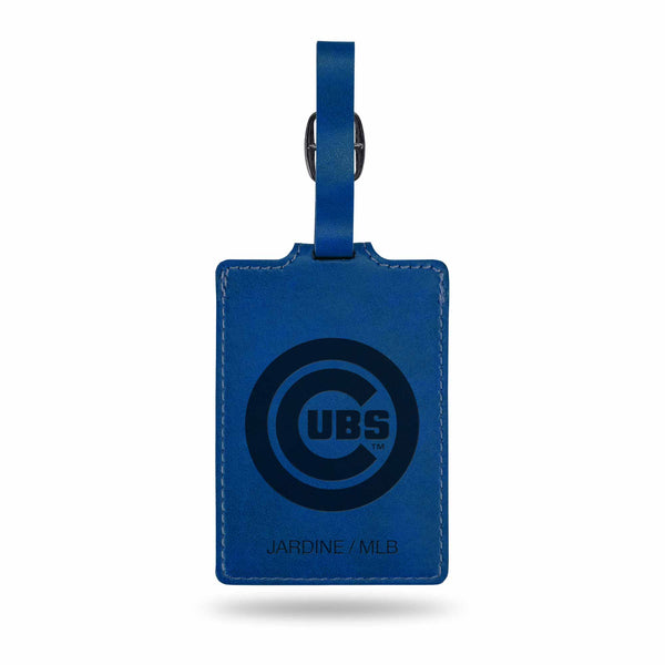 Chicago Cubs Royal Suede Finish Luggage Tag