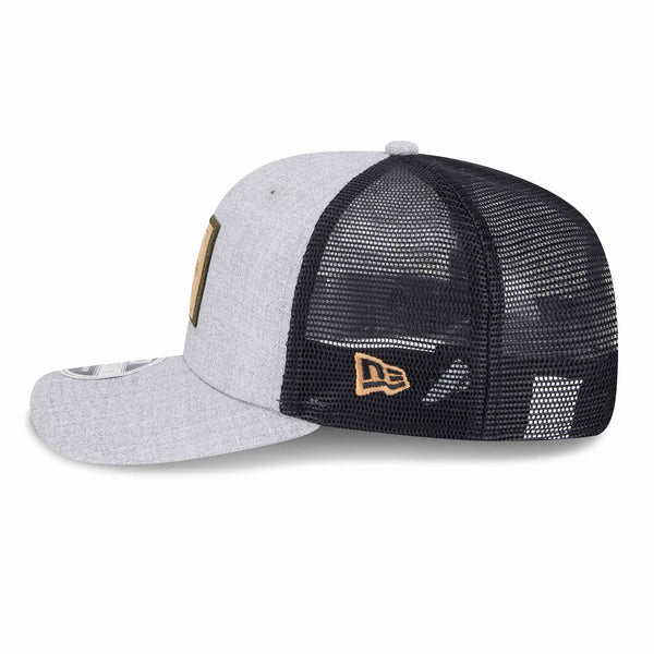 Chicago Cubs Heather Patch 9SEVENTY Stretch Snap Trucker Cap