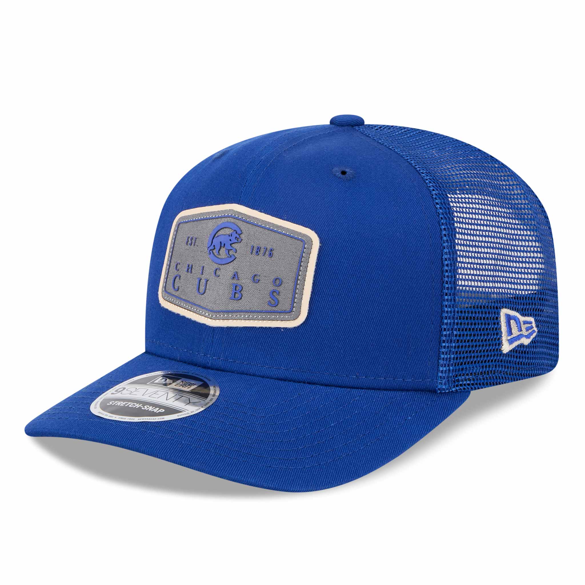 Chicago Cubs Labeled 9SEVENTY Stretch Snap Trucker Cap