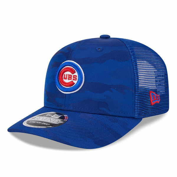Chicago Cubs Camo 9SEVENTY Stretch Snap Trucker Cap
