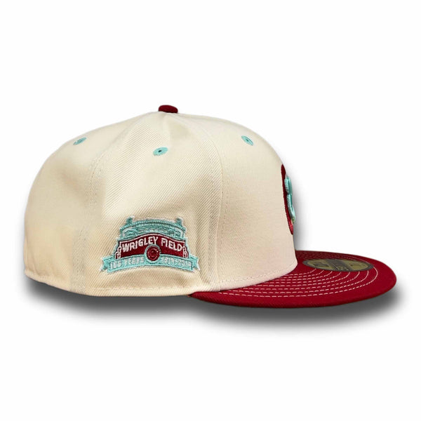 Chicago Cubs 1984 Bear Chrome White "The Brendan" 59FIFTY Fitted Cap
