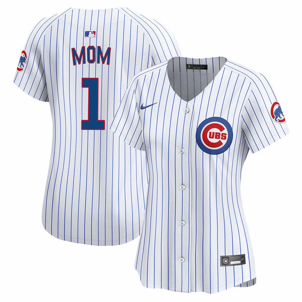 Chicago Cubs Customized Women's Home Nike Vapor Limited Replica Jersey W/ Authentic Lettering