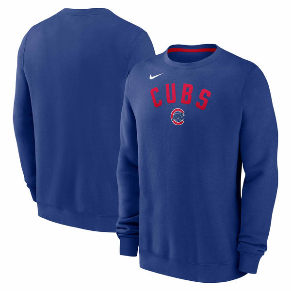 Chicago Cubs Nike Classic Twill Crew Sweatshirt Royal