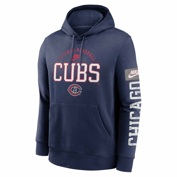 Chicago Cubs Nike Cooperstown Splitter 1912 Club Hooded Sweatshirt